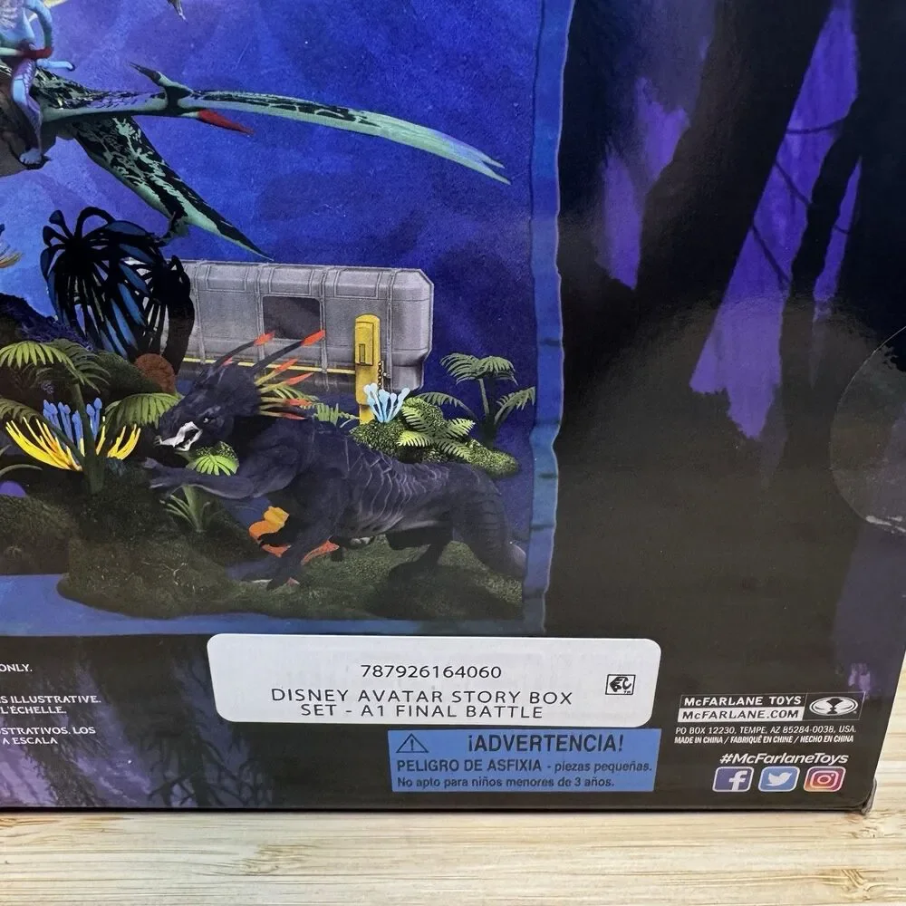 Mcfarlane Avatar The Way of Water World of Pandora Shack Site Battle Playset NEW